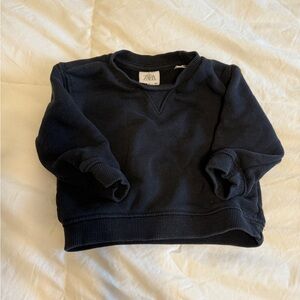Zara Black Baby Sweatshirt